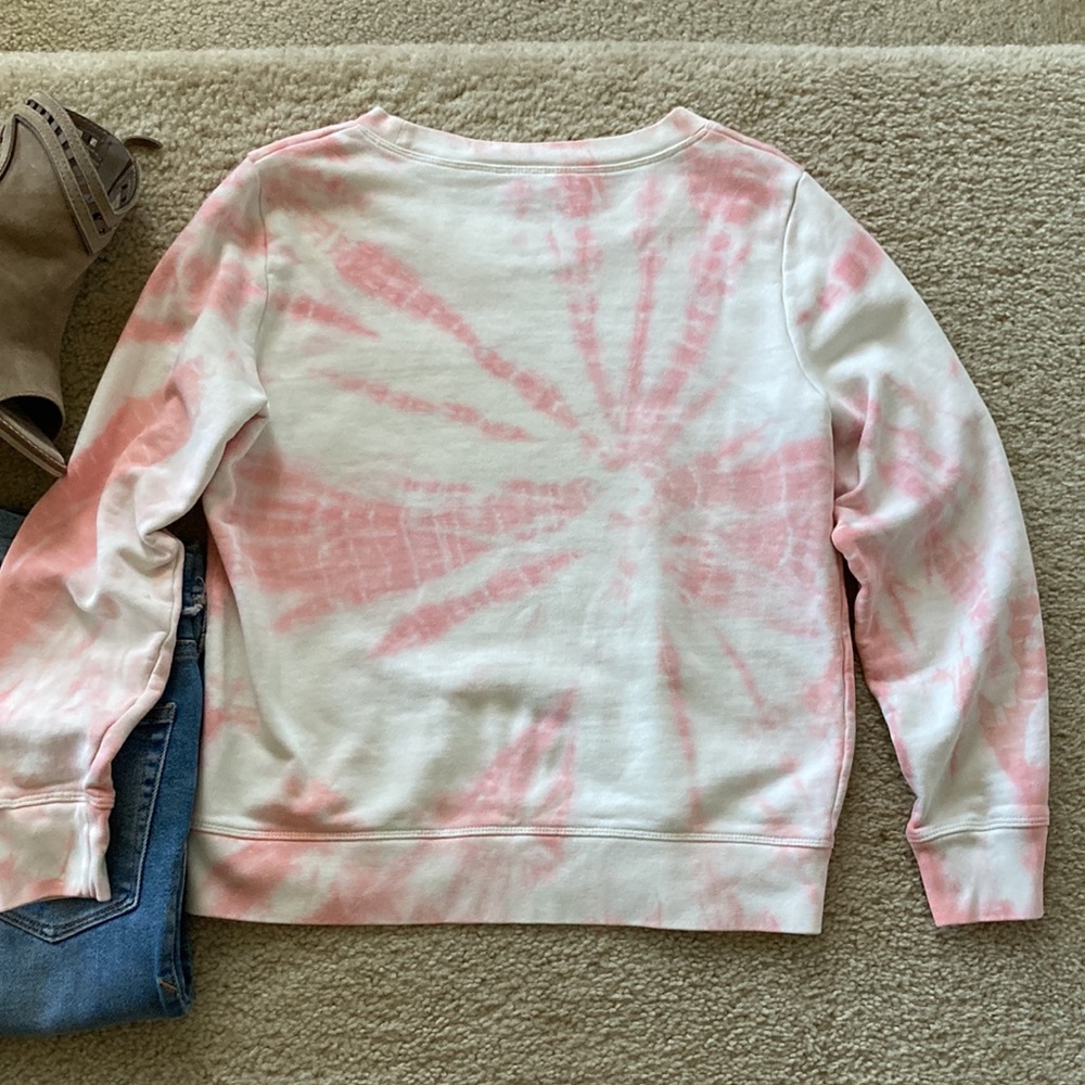 J Crew Tie Dye Sweatshirt - Picture 6 of 6